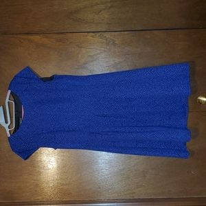 Navy blue fit & flare casual Alyx dress, size L